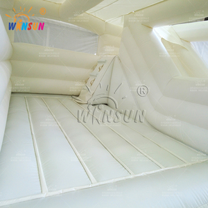 Winsun บ้านแบบตีกลับสำหรับงานแต่งงานบ้านปราสาทเป่าลมสำหรับเจ้าสาวในเชิงพาณิชย์สีขาว - Product Image 3