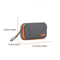Bolsa de Almacenamiento para Cables de Datos y Baterías Externas, con Cierre de Cremallera, de Poliéster Resistente, Ligera, para Accesorios Digitales