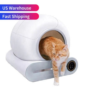 Bac à litière pour chat électrique intelligent entièrement automatique de haute qualité, moderne, respectueux de l'environnement, en matériau ABS, capacité de 65 L, facile à nettoyer - Product Image 2