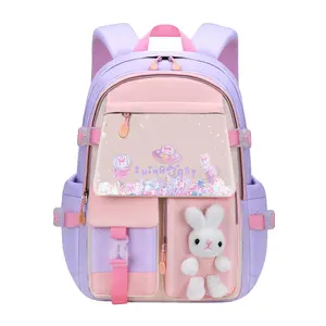 Fengdong petites filles sac d'école primaire sacs à dos mignons pour enfants cartable kawaii livre sac enfants école sac à dos sacs en gros