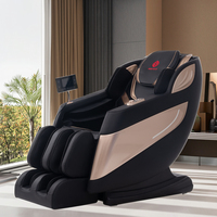 Fauteuil de massage de luxe électrique AI Smart Heat Recliner Thai Stretch 3D Robot Hand SL Track Zero Gravity Shiatsu 4D Master pour les jambes