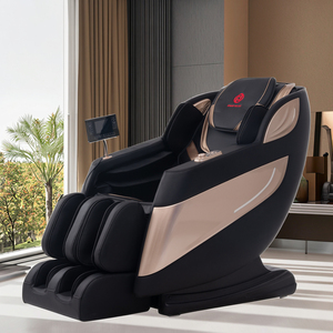 Reclinador de calor inteligente AI eléctrico de lujo <span class=keywords><strong>Thai</strong></span> Stretch 3D Robot Hand SL Track Zero Gravity Shiatsu 4D Master silla de masaje para piernas - Product Image 1