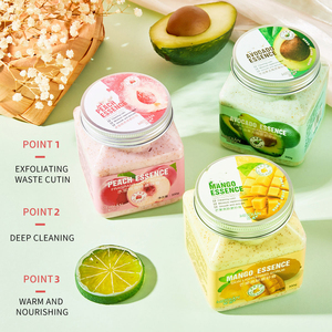 Sel de bain exfoliant fruité pour le corps, les pieds et les mains, grande capacité, vente en gros, pièce unique, pour les cheveux - Product Image 2
