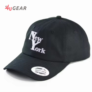<span class=keywords><strong>Gorra</strong></span> de béisbol con letras bordadas, sombrero de <span class=keywords><strong>sol</strong></span> personalizado, color negro - Product Image 1