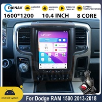 Radio para Auto de 10.4 Pulgadas para Dodge RAM 1500 2013-2018, Android 11, Pantalla Táctil, Estéreo, GPS, Navegación, Carplay, Multimedia