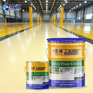 Peinture de revêtement de <span class=keywords><strong>sol</strong></span> plat époxy résistant à l'<span class=keywords><strong>humidité</strong></span> du fabricant Benzhou résistant à l'usure et aux alcalis acides pour les aires de stationnement - Product Image 1