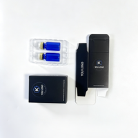 Boîtes et étiquettes d'emballage personnalisées avec finition brillante ou mate, de 3 ml, 5 ml et 10 ml, équipées de plateaux en plastique pour l'emballage