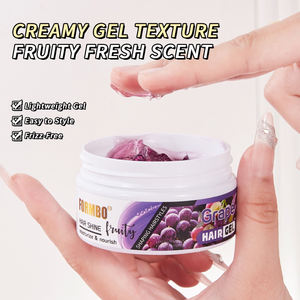 Gel capillaire à la gelée de fruits, gel coiffant, gel capillaire pour cheveux bouclés, adoucissant, améliorant les cheveux secs et emmêlés - Product Image 4