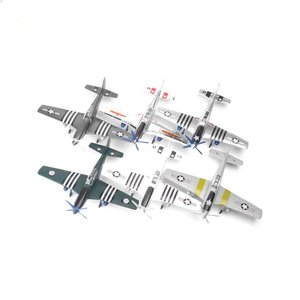 Kit de construction en plastique authentique <span class=keywords><strong>P51</strong></span> Mustang de la Seconde Guerre mondiale, jouet d'aviation militaire, cadeau, modèle d'assemblage 4D, avions RC - Product Image 2