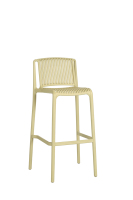 Meubles DL en gros, mobilier moderne pour salle à manger, chaises et tabourets en plastique PP pour fêtes en plein air, sans accoudoirs