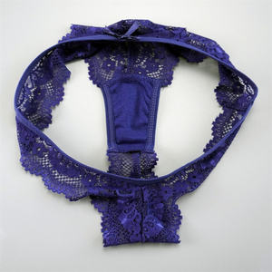 3 pezzi di pizzo <span class=keywords><strong>elegante</strong></span> da donna G <span class=keywords><strong>perizoma</strong></span> a vita bassa mutandine Sexy trasparenti rosse da donna Bikini breve Lingere - Product Image 5