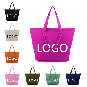 Bolsa <span class=keywords><strong>de</strong></span> Mano Tejida <span class=keywords><strong>de</strong></span> Gran Capacidad, MOQ 50 Piezas, con Logotipo Personalizado, para Mujer, Uso Diario, Casual, para Compras - Product Image 2