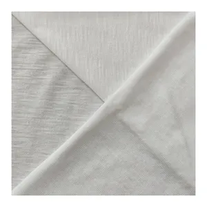 Free samples Slub S+Z Jersey 100% Cotton Knit Fabric For Sportswear