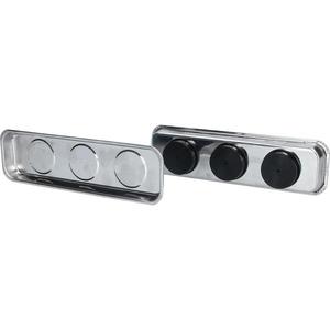 BRILLIANT TOOLS - BT691155 Jeu de plateaux magnétiques en acier inoxydable 65x226mm (2 pièces) ENSEMBLE MOTEUR ET DISTRIBUTION - Product Image 3