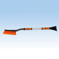 Grattoir de glace 2 en 1 écologique pour voiture, brosse pour la neige, vente en gros, usine directe,