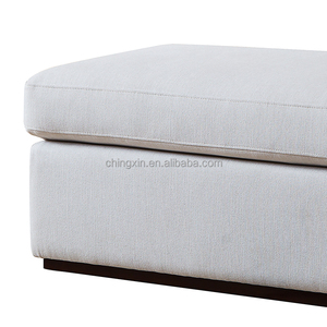 Tabouret de canapé moderne simple en tissu Mobilier de salon confortable Tabourets poufs de luxe avec rangement du Viet Nam - Product Image 5