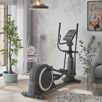 Machine d'entraînement elliptique magnétique électrique commerciale pour l'entraîneur croisé de gymnase à la maison avec la méthode manuelle d'application de miroir utilisation d'intérieur