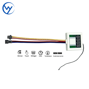 Tất cả trong một 60 Wát <span class=keywords><strong>12V</strong></span> 5A thông minh Dimmer defogger cảm ứng chuyển đổi với thời gian và nhiệt độ hiển thị điều khiển đáng tin cậy cho LED gương ánh sáng - Product Image 3