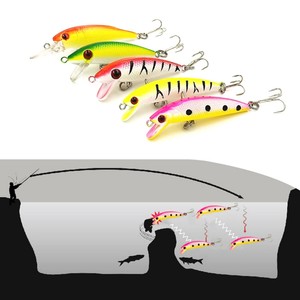 Lumina - Juego de 30 piezas de equipo de pesca, cebo vivo de acero inoxidable para aguas medias y superficiales, para pesca en agua dulce - Product Image 5