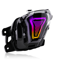 Feu arrière à LED RGB certifié E-mark avec poignée de maintien, contrôle par application, pour toutes les nouvelles Yamaha NVX 155 V3 Aerox 155 2025 – Petites commandes acceptées