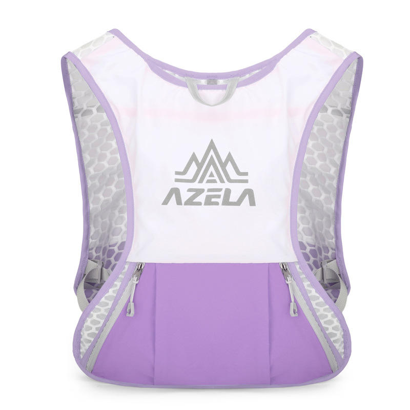 สีม่วง - กระเป๋าเป้สะพายหลังถุงน้ำอ่อนสีน้ำเงิน 1.5 ลิตร