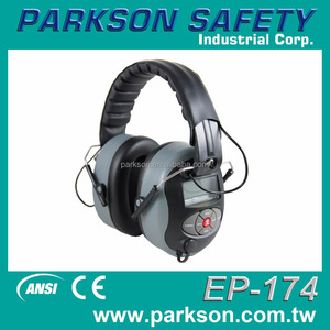 Orejeras Electrónicas Premium de Taiwán, Elegantes, con Aislamiento Acústico, Reducción de Ruido, Protección Auditiva, Certificación CE EN352-1 ANSI S3.19 EP-174 - Product Image 2