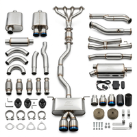 Kit d'échappement Valvetronic personnalisé OEM ODM, fabrication en usine, kit de tuyaux d'échappement en acier inoxydable et titane haute performance