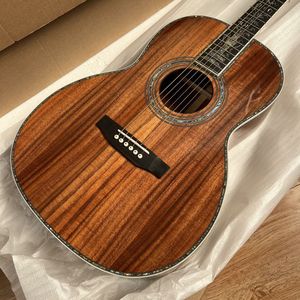 Réplica de <span class=keywords><strong>Guitarra</strong></span> Martine 00045 Hecha a Mano de Alta Calidad de 39 Pulgadas con Madera de Koa Maciza, Ideal para Presentaciones - Product Image 1