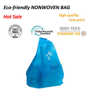 <span class=keywords><strong>ถุง</strong></span>เสื้อยืดผ้าใยสังเคราะห์สำหรับซูเปอร์มาร์เก็ตพร้อมโลโก้ขอบคุณ - Product Image 2