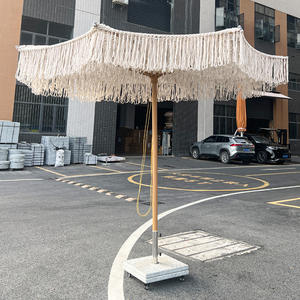 Proveedor de Sombrillas Grandes de Lujo para Exteriores, Hechas a Mano con Cuerda y Aluminio, Sombrillas Comerciales al por Mayor, Sombrillas de <span class=keywords><strong>Patio</strong></span> Personalizables con Bases - Product Image 6