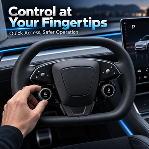 พวงมาลัยอัจฉริยะ Smart Yoke พร้อมจอ LCD คู่ ปุ่มควบคุม PRND สำหรับรถยนต์ Tesla Model 3 Highland และ Model Y Juniper - Product Image 6