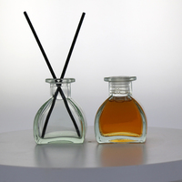 Diffuseur d'air en verre noir avec glands Aroma Hotel Diffuseur de parfum d'huile essentielle sans feu pour usage domestique et cadeau