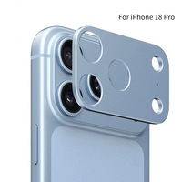Protection d'objectif d'appareil photo incurvée 3D en verre trempé anti-explosion de qualité AAA, dureté 9H, pour 17 18 Pro Max