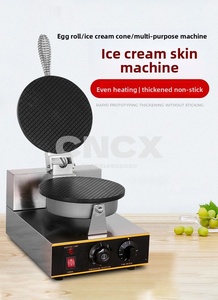 Machine à cornets de crème glacée électrique en promotion, revêtement antiadhésif, nettoyage facile pour les commerces et les food trucks - Product Image 4