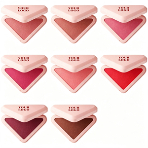 Nouvelle palette de blush minérale à logo personnalisé, haute pigmentation, multi-usages, pour des <span class=keywords><strong>joues</strong></span> et des lèvres d'apparence naturelle, blush vegan - Product Image 4