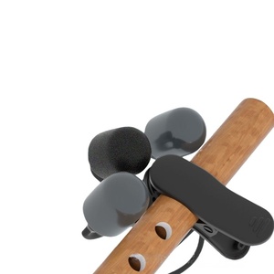 Mini micrófono con clip con cable, pastilla profesional para flauta/flauta de bambú/Xiao/<span class=keywords><strong>Hulusi</strong></span>/Bawu Performance, accesorio de sonido claro - Product Image 2