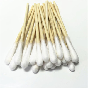 Cotons-tiges 8 cm à tête unique en coton absorbant pour le nettoyage de la peau, usage général - Product Image 2