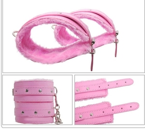 Bộ dụng cụ trói buộc BDSM dành cho người lớn với còng tay, bịt mắt, roi, vòng cổ, dùi cui dành cho các cặp đôi và phụ nữ - Product Image 2