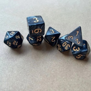 Acrylic Multi-sided Seven-Piece Dungeons and Dragons DND TRPG <b>Dice</b> Set - Product Image 6