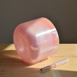 Cuenco de Cuarzo Profesional Alchemy Crystal Singing Bowl Sacral Exquisito, con Poder Divino Estelar, para Alivio del Estrés y Vibración de Raíz, Sereno y Lunar - Product Image 3