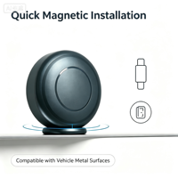 Localisateur de voiture portable WF401 avec support magnétique puissant, positionnement GPS WiFi LBS, batterie longue durée