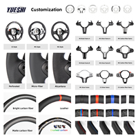 Volant sport bleu personnalisé en cuir pour BMW E70 E71 E83 E84 E85E81 E82 E87 E88 E89 E90 E91 E92 E93 entièrement en cuir