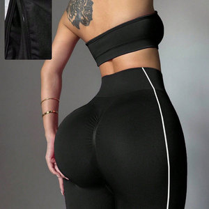 <span class=keywords><strong>Set</strong></span> Yoga Senza Cuciture Personalizzati, Completi Sportivi <span class=keywords><strong>Fitness</strong></span>, Leggings da Yoga e Pilates per Donna - Product Image 3