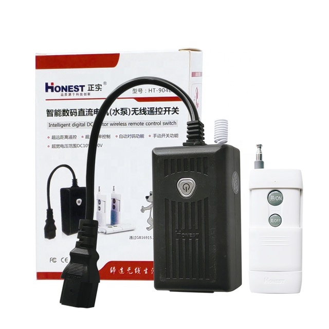 Wireless Remote Control - Remote Control Switch  DC10-90V 30A 1CH 433MHz Relay Wireless RF Remote Control Switch Receiver