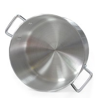Set Panci Aluminium Tebal Anti Lengket untuk Restoran Hotel, Panci Sup Aluminium Rumah Tangga, Panci Aluminium Besar