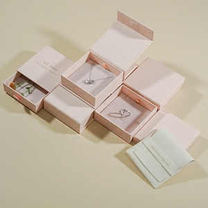Jewelry Jewelry Box Eco Friendly Wholesale Luxury Bracelet Necklace Gift Packaging Drawer Paper Cardboard Custom Jewelry Box With Logo