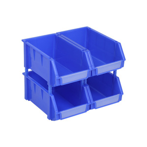 Plastic <b>Storage</b> Bin 580x400x220mm <b>Stackable</b> Rectangular Office Organizer With Anti Static Feature For Warehouse Use - Product Image 3