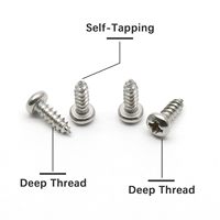Hot Selling Full Thread Phillips Screws, Self-Tapping Screws for Wood Drywall Plastic