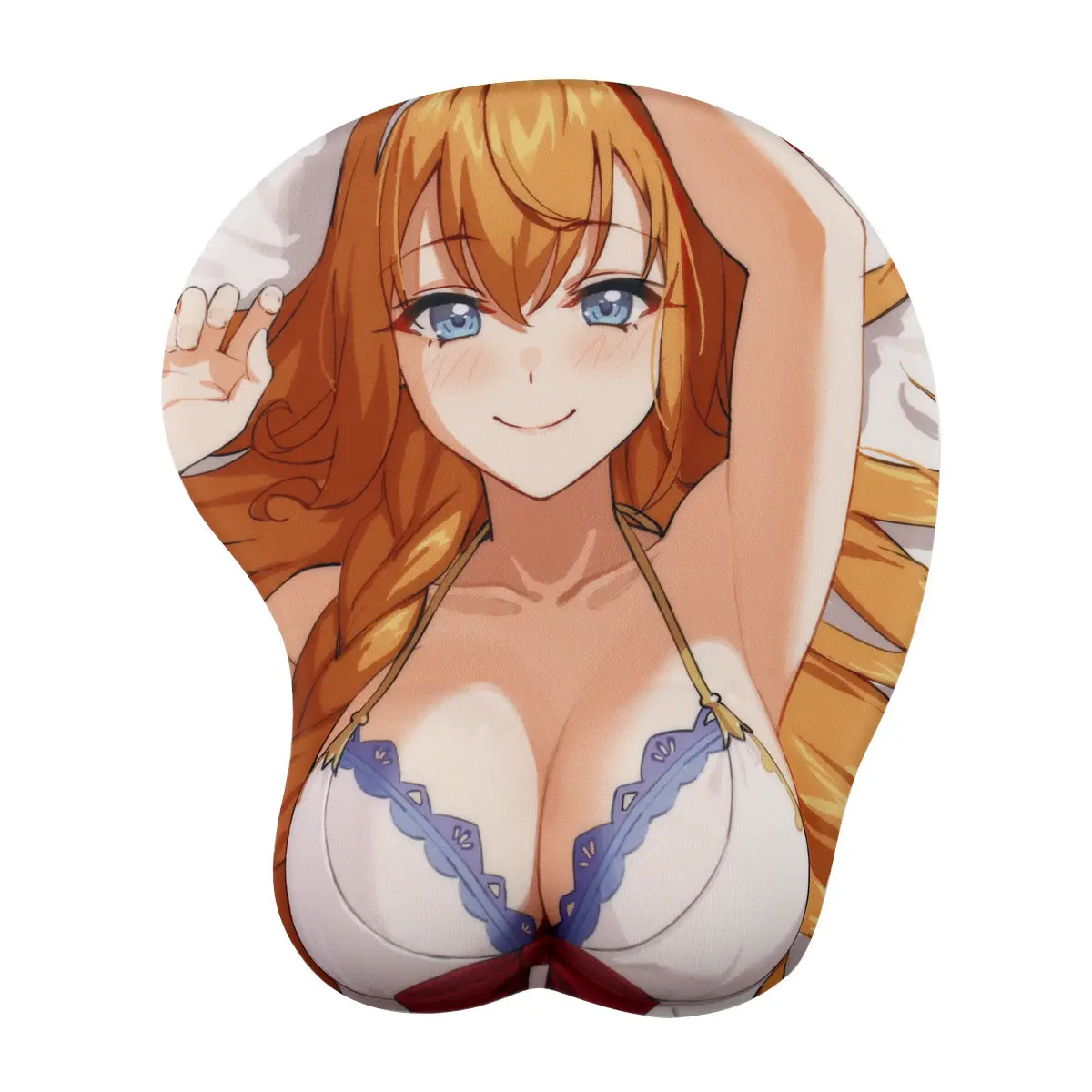 Neues Design Promotion Geschenk 3D Sexy Cartoon Mädchen Big Ass PU rutsch feste Arsch Mauspads mit Handgelenk auflage