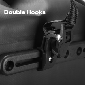 SAHOO Sacoche de vélo imperméable à grande capacité 20L, sac de <span class=keywords><strong>porte</strong></span>-bagages arrière avec bandoulière amovible <span class=keywords><strong>pour</strong></span> le cyclisme et les voyages - Product Image 4